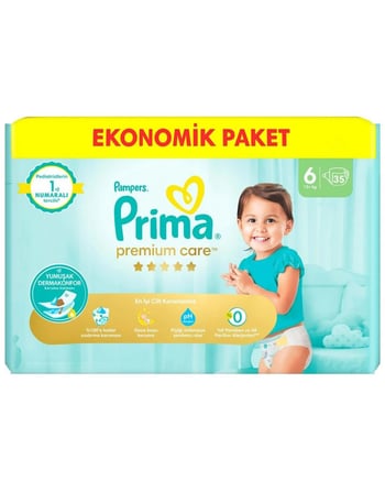 Prima Bebek Bezi Premium Care 6 Beden 35 Adet