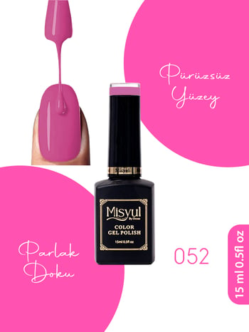 Misyul Uv Led Kalıcı Oje Nail Art 15 Ml 052