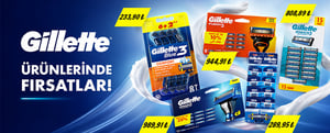 Gillette Ürünlerinde Fırsatlar! kampanya resmi