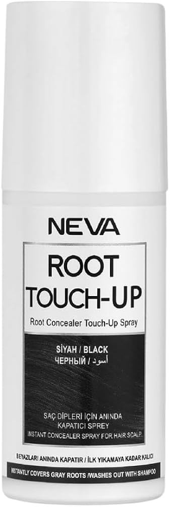 Neva Root Touch-up Saç Dipleri Kapatıcı Siyah Sprey 75 Ml