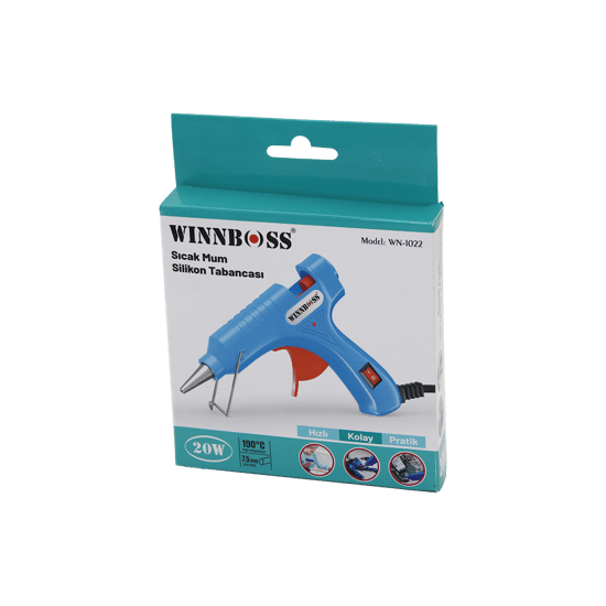 Winnboss Wn-1022 ( 20w ) ( Anahtarlı ) ( Sıcak ) ( İnce Mum ) Silikon Tabancası