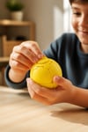 Çevirmeli Stres Topu / Stres Oyuncağı / Spinner Ball Sarı