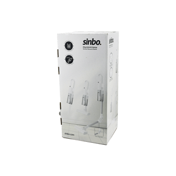Sinbo Svc-8629 ( Beyaz ) Dikey Elektrikli Süpürge ( Ergonomik Katlanabilir Boru ) ( 500w ) ( 90° Dönebilen Başlık ) ( Pratik Hazne )