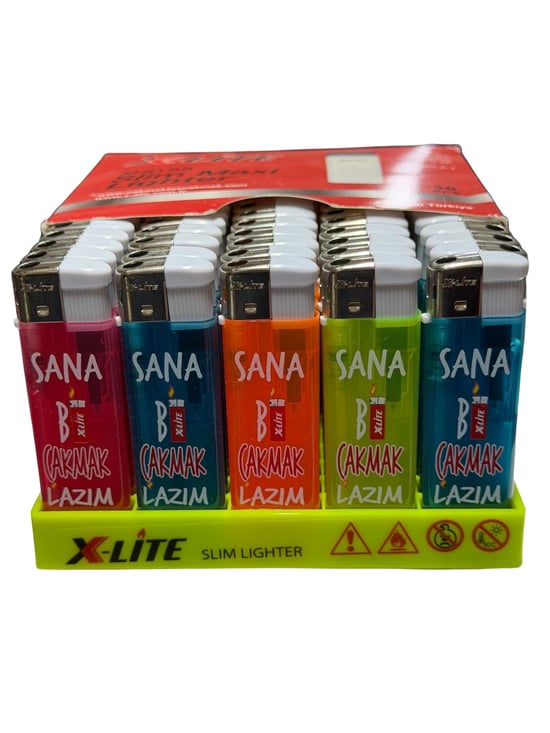 X-lite Baskılı Resimli Figürlü Çakmak *50 Pcs