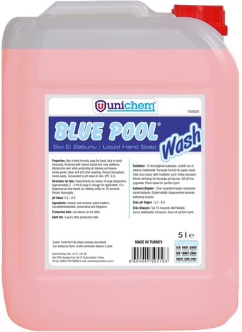 Blue Pool Wash Sıvı El Sabunu 5 L