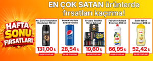 Kazandıran Hafta Sonu Fırsatları Başladı! kampanya resmi