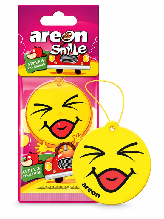 Areon Smile Dry Apple Cinnamon Oto Araç Kokusu