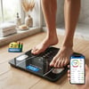 Plt Power ( Bluetooth & Vücut Analizli ) Dijital Baskül Terazi Tartı ( 180kg/50g ) ( Yağ &su &kas Oran &bmi )