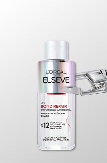 Elseve Bond Repair Tüm Yıpranmalar için Saç Bağlarını Yeniden Oluşturan Şampuan Öncesi Kurtarıcı Bakım200ml