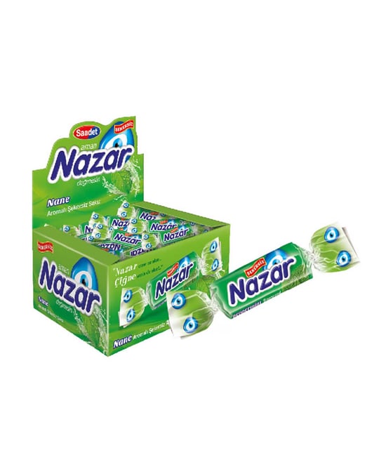 Nazar Sakız 100'lü Paket Nane Aromalı