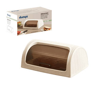 İnura Global Dünya-05330-101 ( Kar Beyaz ) Ekmek Dolabı ( Kutulu ) ( Sürgülü Kapak ) ( 420x274x180mm )
