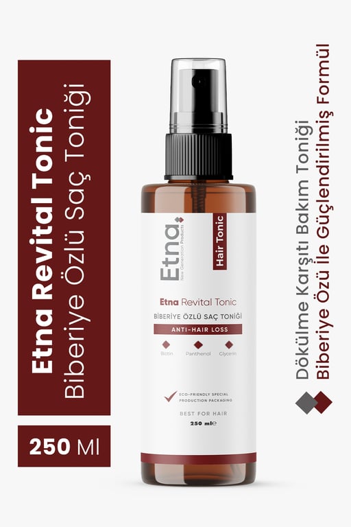 Etna Pharma Revital Biberiye Suyu Hızlı Saç Uzatma & Saç Bakım Spreyi 250 Ml (dökülme Karşıtı & Saç Onarıcı)