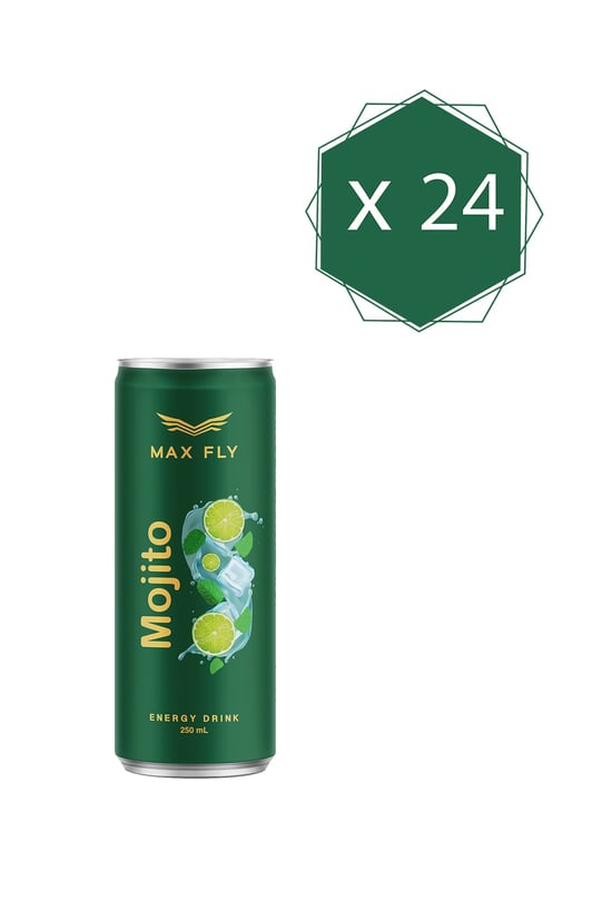 Max Fly Mojito Enerji İçeceği 250 Ml 24 Adet