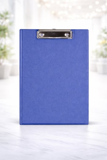 İMMA SEKRETER BLOK KAPAKLI PVC A4 MAVİ