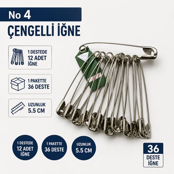 Hagiki No 4 Çengelli İğne
