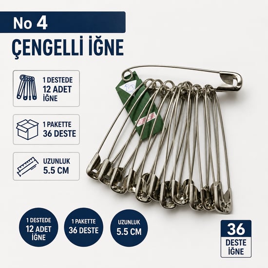 Hagiki No 4 Çengelli İğne