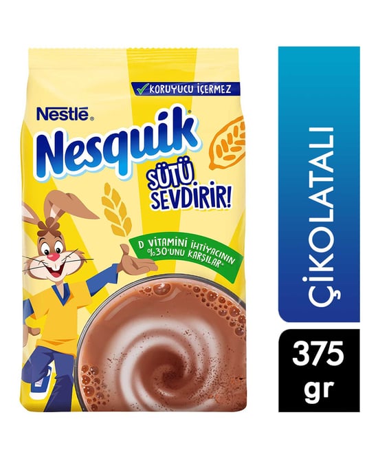Nestle Nesquik İçecek Tozu 375 Gr Çikolatalı