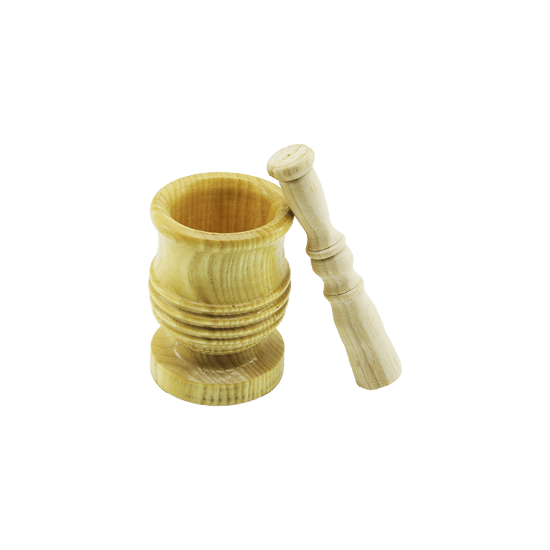 Taraklı Trk-119 ( Büyük Boy ) Lüx Ahşap Havan (sarımsak Dövecek) (ç: 8.3cm--d: 7cm--y: 12cm) (fileli Ambalaj)