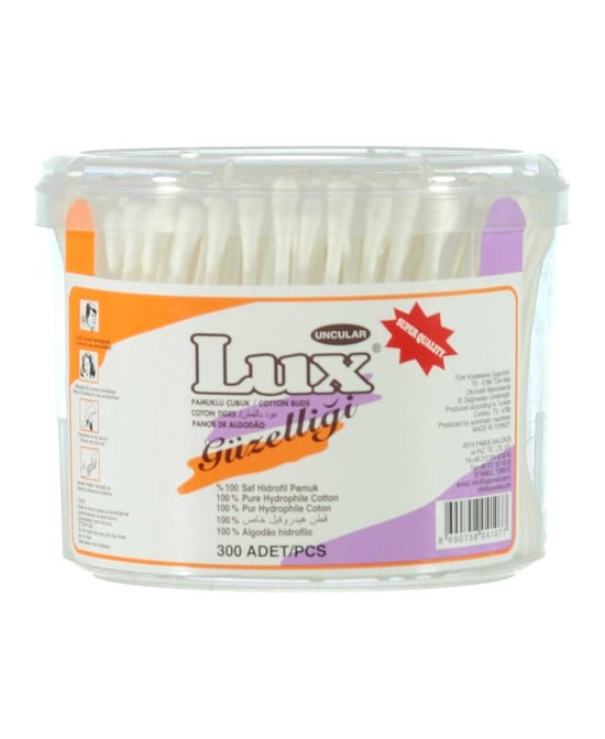 Lux Pamuklu Kulak Temizleme Çubuğu 300'lü