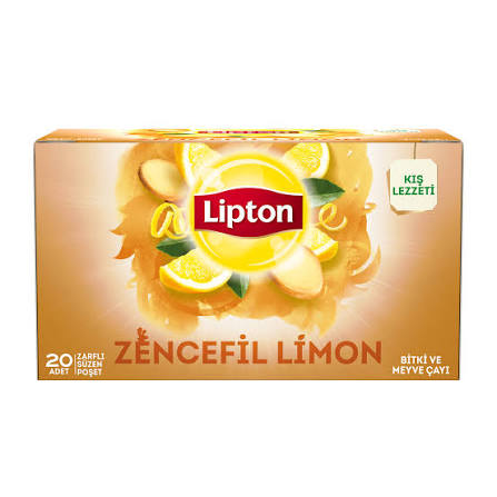 Lipton Bitki Çayı Zencefil 20li