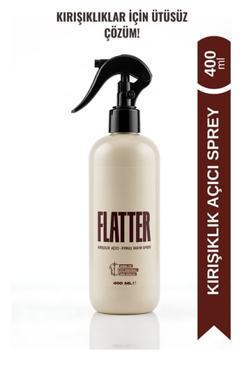 Flatter Kırışıklık Açıcı & Kumaş Bakım Spreyi 400 Ml - Koli İçi 12 Adet