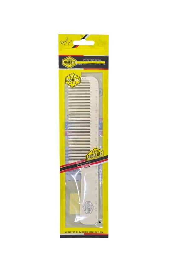 Nano Absolute Tutmalı Cetvelli Tarak 21 Cm Beyaz G-432