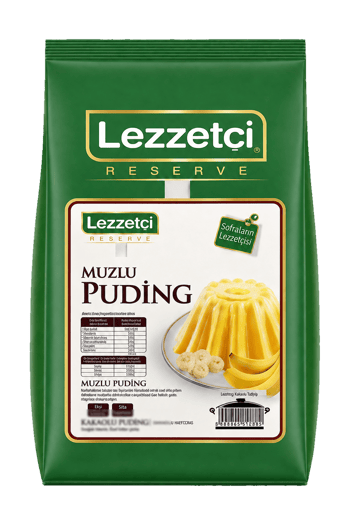 Lezzetçi Puding Muzlu 3000g