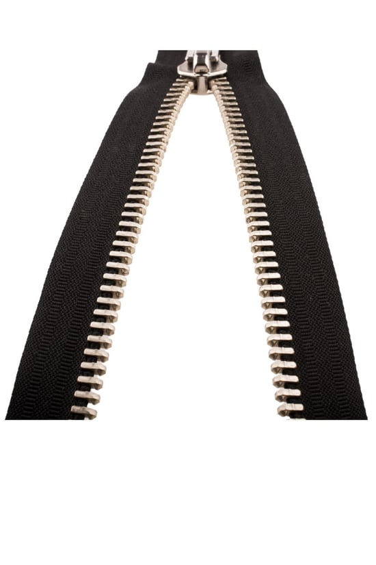 Demir Dişli Çanta Fermuarı En 3 Cm Siyah