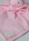 Muslin Tavşan Uyku Arkadaşı Pembe