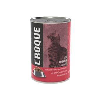 Croque Dana Etli Konserve Yetişkin Kedi Maması 400 Gr