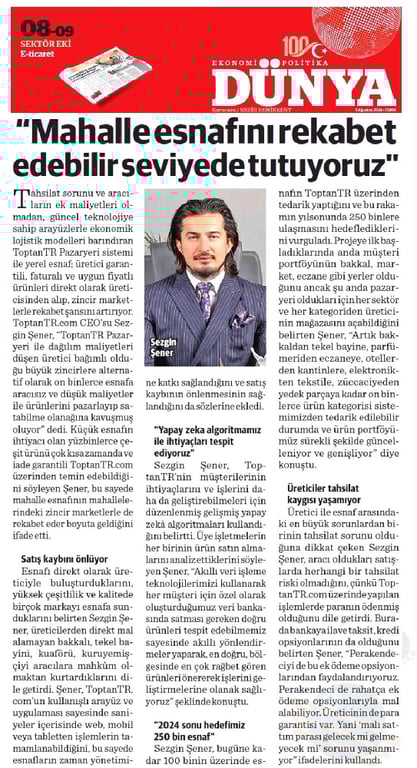 Mahalle Esnafını Rekabet Edebilir Seviyede Tutuyoruz