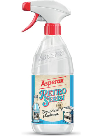 Asperox Retro Serisi Beyaz Sirke& Karbonat 1000ml