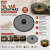 İnura Global İbico İ22-418 ( Kulplu ) ( 25cm ) Tel Yağ Sıçratmaz ( Metal Çerçeve )