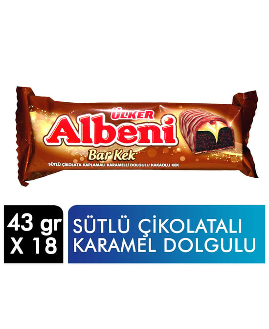 Ülker Albeni Bar Kek 43 Gr X 18'li Koli