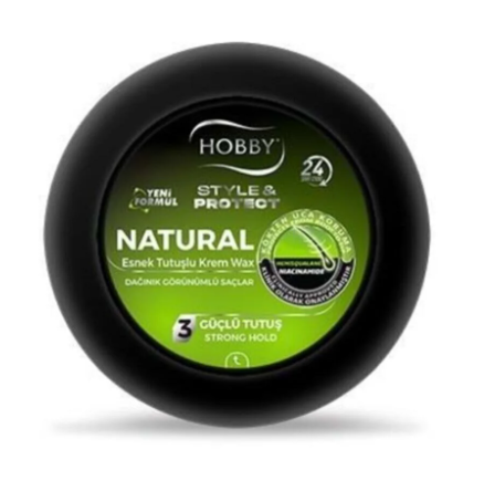 Hobby Wax Natural Mat Krem 100 Ml