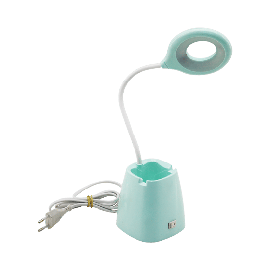 İnura Global Ulbay Hv-910-12-13-14 (kalemlikli) Ledli Masa Lambası (akrobat Kollu) (elektrikli & Anahtarlı) (2w) (780lux Aydınlık)