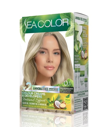 Sea Color Natural Effect Set Boya Amonyaksız 0.1 Platin Sarısı