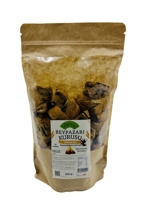 Vianne Beypazarı Kurusu Çikolatalı - Tereyağlı 300 g - Odun Ateşinde Pişirilmiştir