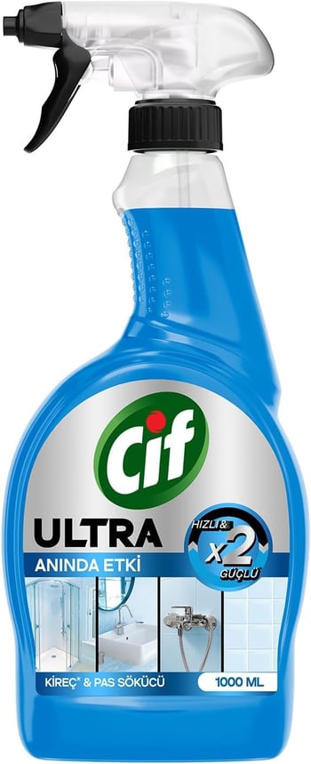 Cif Ultra Anında Etkili Kireç ve Pas Sökücü 1000 Ml