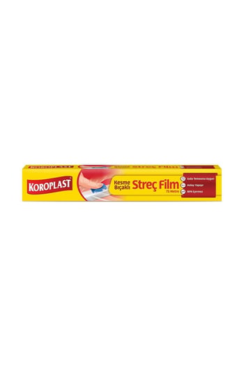 Streç Film 75 Metre Kesme Bıçaklı