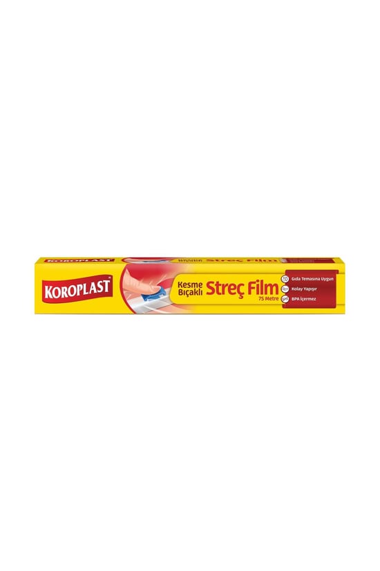 Streç Film 75 Metre Kesme Bıçaklı