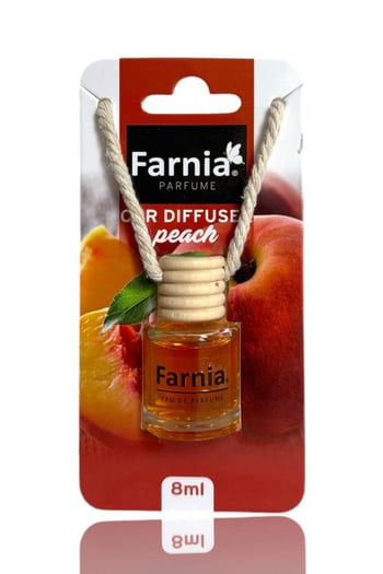 Farnia Yüksek Esanslı Askılı Araç Kokusu Edp Parfüm Şeftali 8 Ml