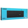 Everest Kb-741 Siyah/gri Usb 2 Metre Bakır Kablolu Q Klavye