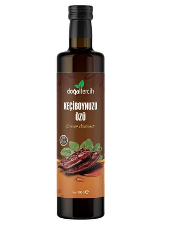 Doğaltercih Keçiboynuzu Özü, Katkısız Soğuk Sıkım Harnup Özü (carob Extract) 700 Gr.