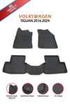 Pikas Havuzlu 3d Siyah Paspas Takımı, Volkswagen-tiguan-2016-2024