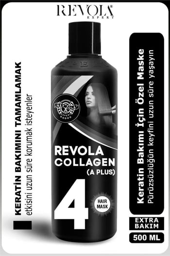 Revola Expert A Plus Yıpranmış Saçlar ve Keratin Bakımı için Özel Maske 500 Ml 4 Numara