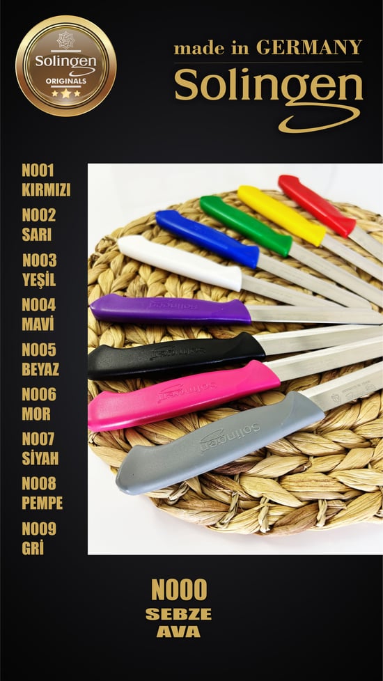 Solingen Sebze Bıçak-dökme Solingen Bıçak