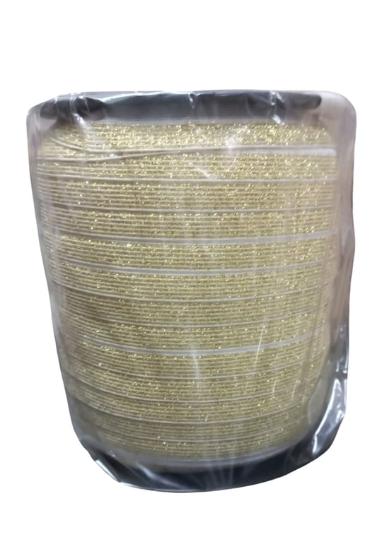 Çamaşır Lastiği Düz 1 Cm 1 Metre Gold