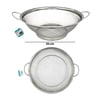 İ22-416 ( 25cm ) ( Metal Kulplu ) Tel Sepet Süzgeç