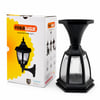Nisaluce Ebh01-s ( E27 & Ip44 ) ( Siyah ) ( 60w ) ( Set Üstü ) (bahçe-balkon) Sokak Lambası & Armatür